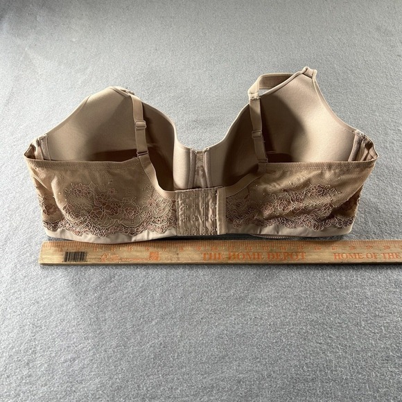 Leading Lady Bra Size 48D Nude Tan Underwire The Brigitte Lace T-Shirt 5214 - Picture 2 of 11